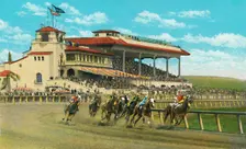 New Club House and Grand Stand, Agua Caliente Jockey Club c1939