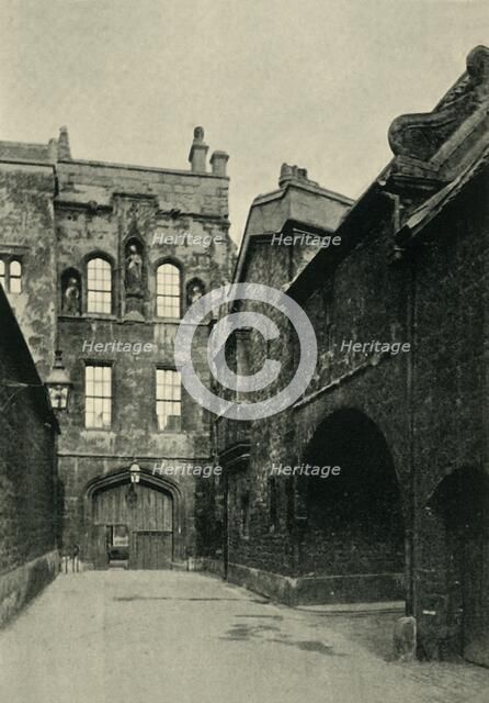 'New College Gate and Lane', 1902. Creator: Unknown.