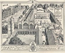 New College, Oxford c1905. Artist: Edmund Hort New