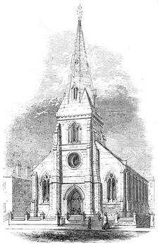 New Congregational Chapel at Hobart Town, 1857. Creator: Unknown