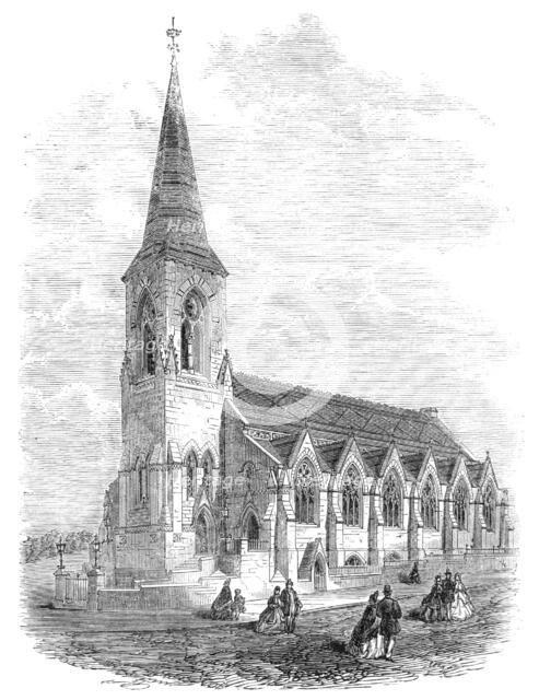 New congregational church at St. Leonards-on-Sea, 1864. Creator: Unknown.