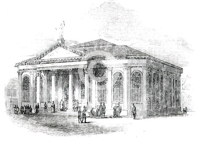 New Corn Exchange at Ipswich, 1850. Creator: Unknown.