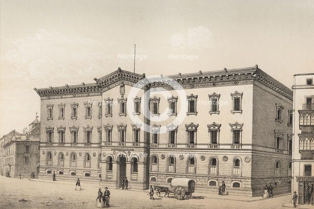 New Court of Auditors of the Kingdom, built by Francisco Jareño y Alarcón from 1860 to 1863 in Ma…