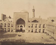 [New Court of Imam Riza, MESHED], 1840s-60s. Creator: Possibly by Luigi Pesce