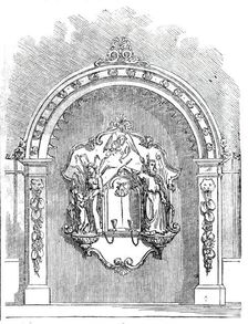 New drinking-fountain in Bishopsgate, 1860. Creator: Unknown