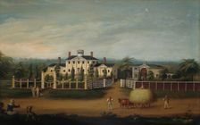 New England Country Seat, 1800/20. Creator: Unknown