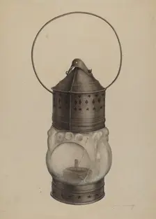 New England Lantern, c. 1937. Creator: Harry Jennings