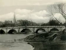 New English Bridge, Shrewsbury c1920s. Creator: Unknown