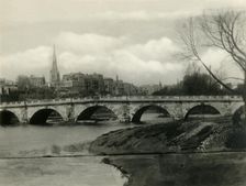 New English Bridge, Shrewsbury c1920s. Creator: Unknown
