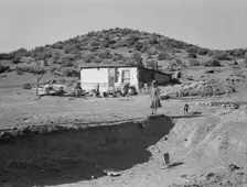 New farm in Cow Hollow, Malheur County, Oregon, 1939. Creator: Dorothea Lange