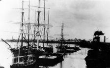 New Farm looking along the Brisbane River, c1883. Creator: Unknown