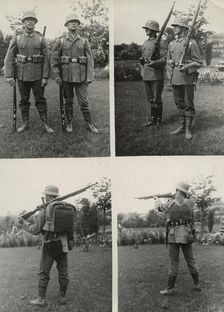 New field uniforms for the German army, 1934