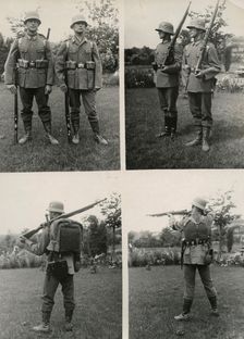 New field uniforms for the German army, 1934. Creator: Unknown