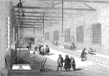 New foreign baggage warehouse, St. Katherine's Docks, 1845. Creator: Unknown