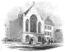 New French Protestant Episcopal Church, Bloomsbury, 1845. Creator: Unknown