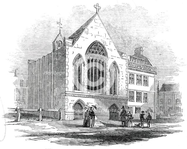 New French Protestant Episcopal Church, Bloomsbury, 1845. Creator: Unknown.