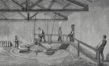 New gypsum mill, Montenegro system, facilities of Messrs Rous,Vallecas, Madrid, Spain. 1883. Creator: Unknown
