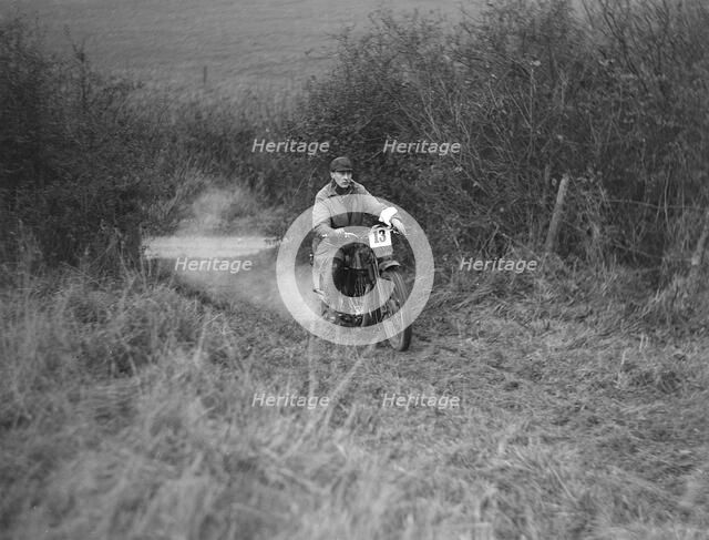 New Hudson of SA Bailey competing in the Inter-Varsity Trial, November 1931. Artist: Bill Brunell.