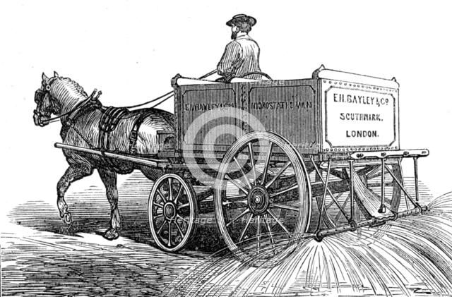 New hydrostatic van for street-watering, 1874. Creator: Unknown.