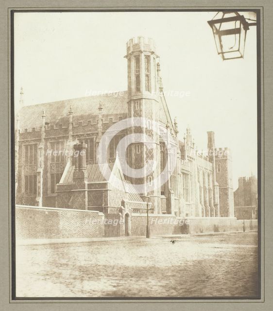 New Hall of Lincoln's Inn, London, c. 1841/46. Creator: William Henry Fox Talbot.