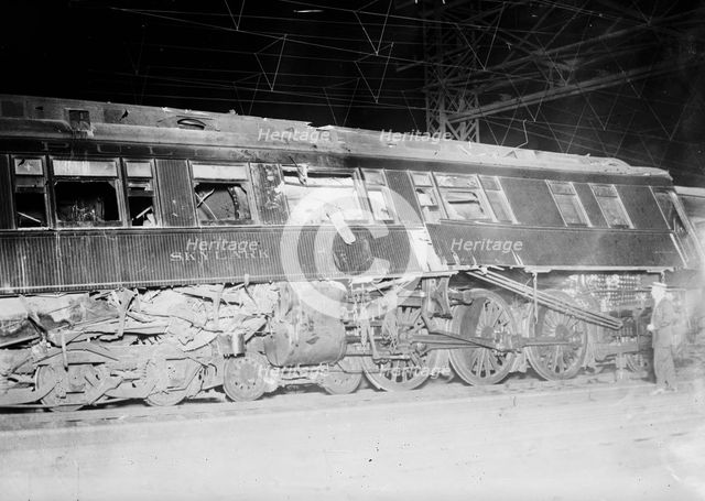 New Haven R.R. wreck, 1913. Creator: Bain News Service.