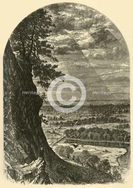 'New Haven, View from East Rock', 1874.  Creator: John Filmer.