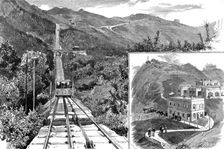 'New High Level Tramway at Hong Kong 1888. Creator: Unknown