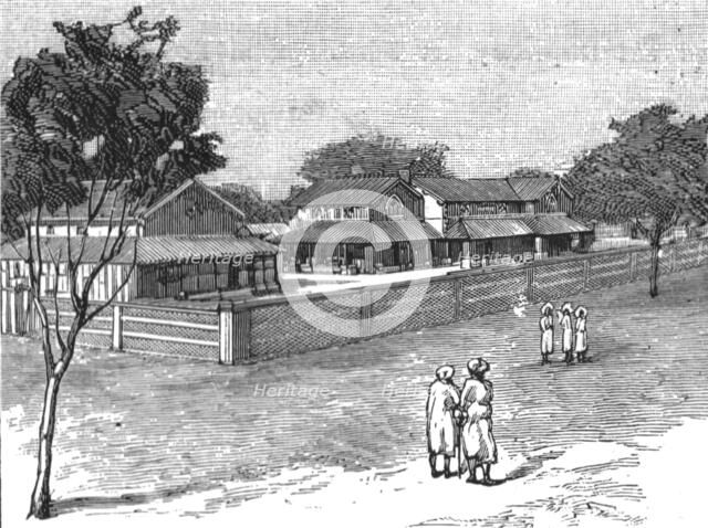 ''New Hospitals in India; The Dufferin Hospital, Nagpur, built by the Central Province Branch', 1888 Creator: Unknown.