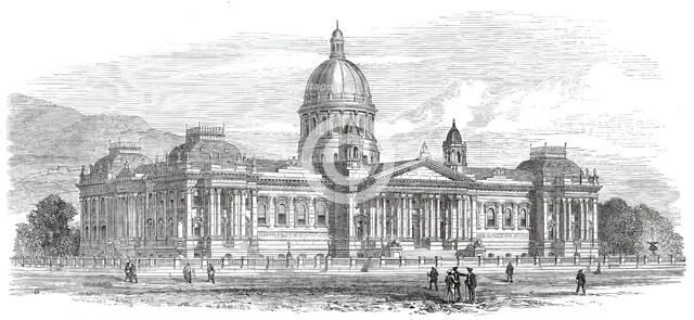 New Houses of Parliament, Cape Town, South Africa, 1876. Creator: Unknown.