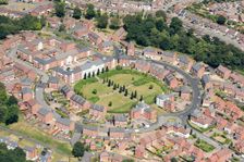 New housing at Horseshoe Crescent, Great Barr, West Midlands, 2018. Creator: Historic England