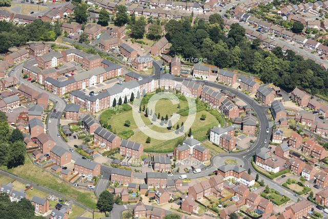 New housing at Horseshoe Crescent, Great Barr, West Midlands, 2018. Creator: Historic England.