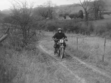 New Imperial of LSK Ford competing in the Inter-Varsity Trial, November 1931. Artist: Bill Brunell
