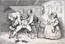 New invented elastic breeches 1784. Artist: John Nixon