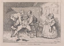 New Invented Elastic Breeches, November 1, 1784., November 1, 1784. Creator: Thomas Rowlandson