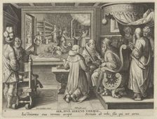 New Inventions of Modern Times [Nova Reperta], The Production of Silk, plate 8, ca. 1600. Creator: Jan Collaert I