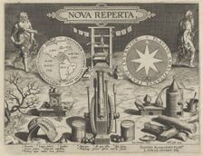 New Inventions of Modern Times [Nova Reperta], Title Plate, ca. 1600. Creator: Jan Collaert I
