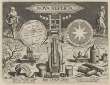 New Inventions of Modern Times [Nova Reperta], Title Plate, ca. 1600. Creator: Jan Collaert I