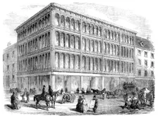 New Iron and Glass Warehouse at Glasgow, 1856. Creator: Unknown