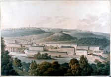New Lanark Mills, Scotland, c1815. Creator: Unknown