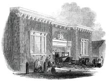 New landing place, at East Cowes, built for Her Majesty, 1845. Creator: Unknown