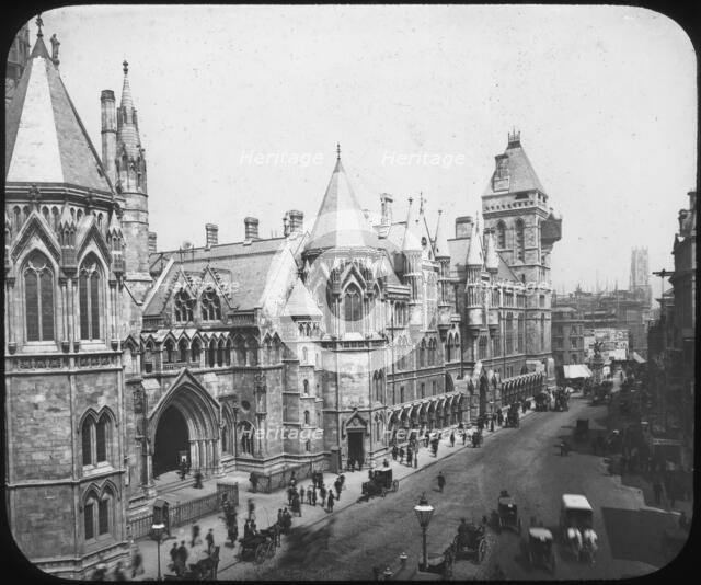 New Law Courts, London, late 19th century(?). Artist: Unknown