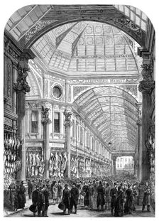 New Leadenhall Market: interior, 1881. Creator: Unknown