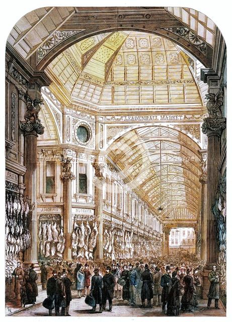 New Leadenhall Market: interior, 1881. Creator: Unknown.