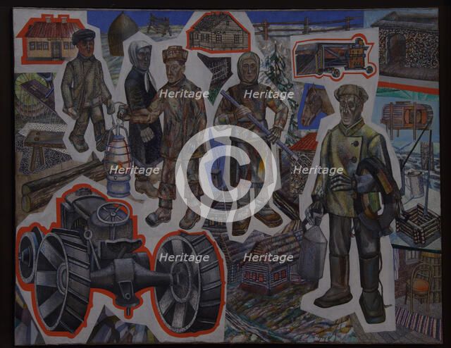 New Life, 1932. Artist: Evgrafov, Nikolay Ivanovich (1904-1941)