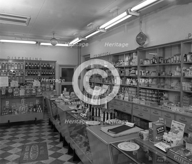 New Lodge Road Co-op self service supermarket, Barnsley, South Yorkshire, 1957. Creator: Michael Walters.