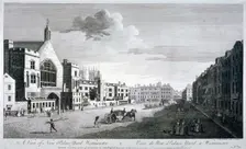 New Palace Yard, Palace of Westminster, London, c1750. Artist: John Boydell