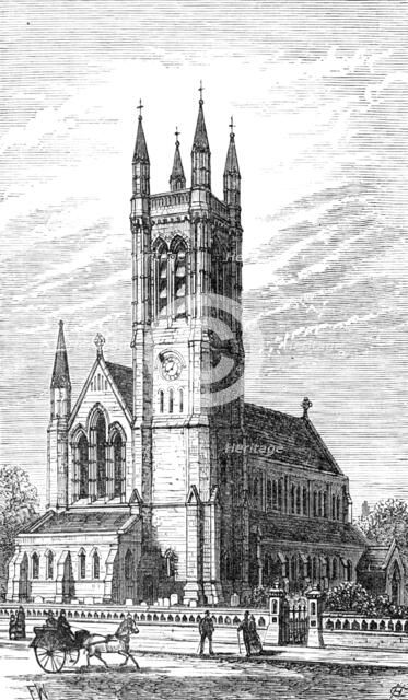 New parish church of St. Paul, Hammersmith, 1883. Creator: Unknown.