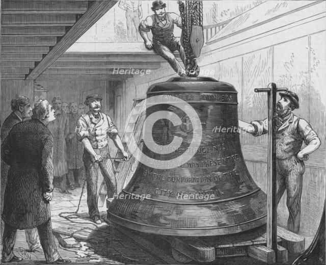 'New Peal of Bells for St. Paul's Cathedral', 1878.  Creator: RHM.