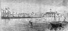 New pier and government offices, Limasol, Cyprus, 1881. Creator: Unknown