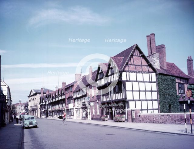 New Place, Chapel Street, Stratford-on-Avon, Warwickshire, c1955.  Creator: Arthur Charles Kirby Ware.